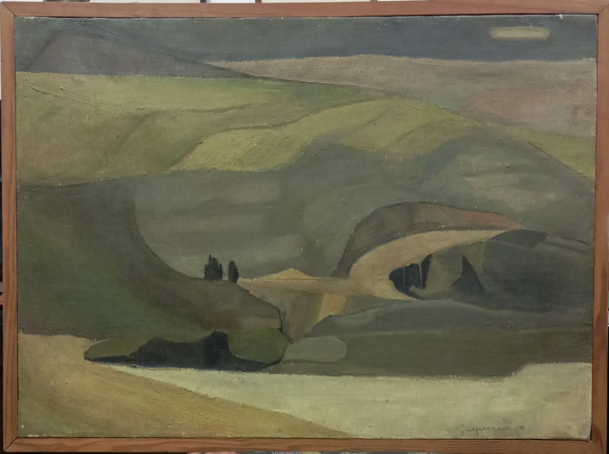 1959 Segovia 73x100 Óleo sobre lienzo